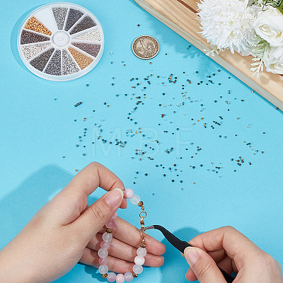 3300Pcs Brass Crimp Beads KK-PA0001-16-1