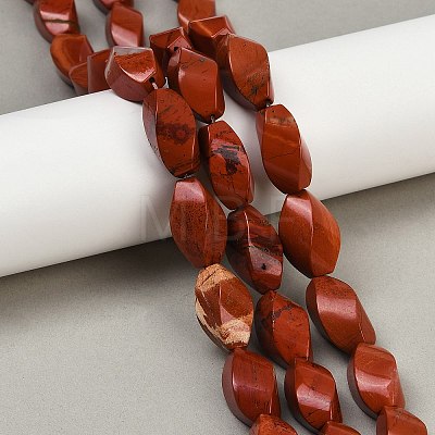 Natural Red Jasper Beads Strands G-F792-A01-1
