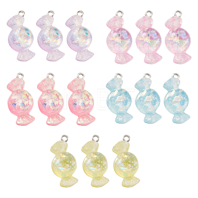 Resin Pendants RESI-TA0001-06-1