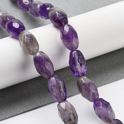 Natural Amethyst Beads Strands G-P520-C02-01-1