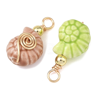 Handmade Porcelain Pendants PALLOY-JF05988-02-1