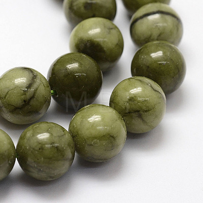 Natural Chinese Jade Beads Strands G-F363-12mm-1