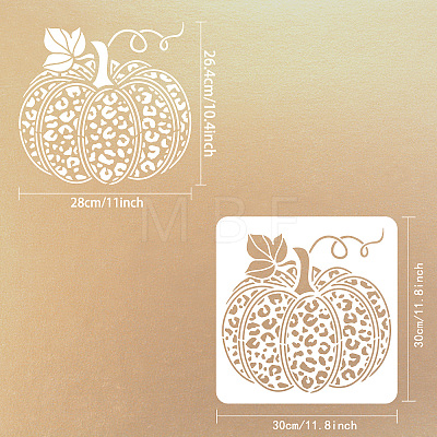 PET Hollow Out Drawing Painting Stencils DIY-WH0391-0365-1