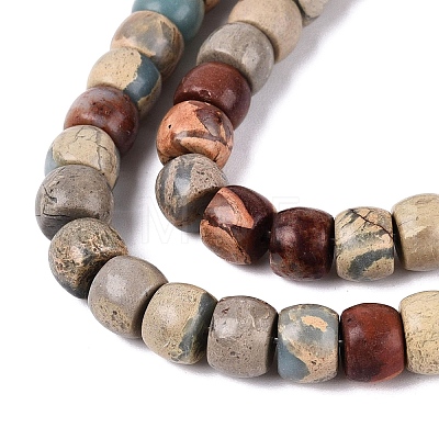 Natural Shoushan Stone Beads Strands G-Q616-02A-04-1