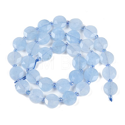 Natural Aquamarine Beads Strands G-C116-A22-01A-1