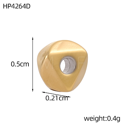 304 Stainless Steel Beads STAS-OY017-55G-1
