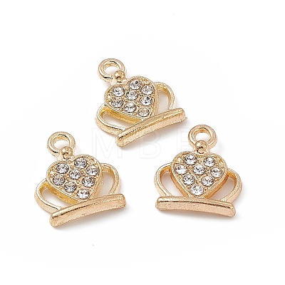 Alloy Crystal Rhinestone Charms FIND-C019-25KCG-1