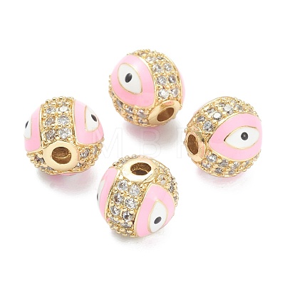 Brass Micro Pave Cubic Zirconia Charms ZIRC-A019-16G-B01-1