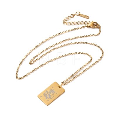 Golden 202 Stainless Steel Constellation Pendants Necklaces LS-NJEW-K380-02G-09-1
