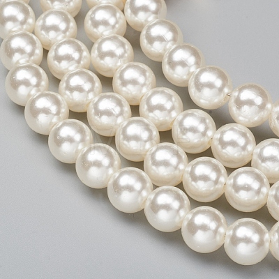 ABS Plastic Imitation Pearl Bag Strap Chains X-FIND-WH0052-67C-1