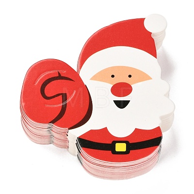Christmas Theme Santa Claus Shape Paper Candy Lollipops Cards CDIS-I003-03-1