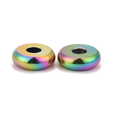 Ion Plating(IP) Rainbow Color 304 Stainless Steel Spacer Beads STAS-F136-04M-1