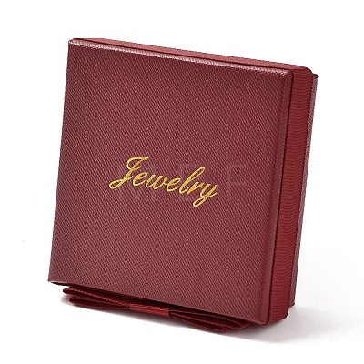 Square & Word Jewelry Cardboard Jewelry Boxes LS-CBOX-C015-01C-01-1