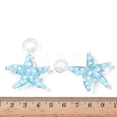 Handmade Lampwork Pendants LAMP-A004-05P-1
