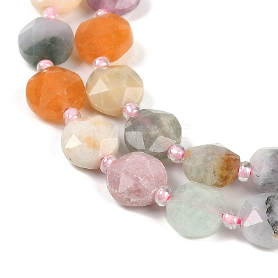 Natural Mixed Gemstone Beads Strands G-C116-A30-01-1