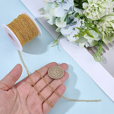 20M Brass Twisted Chains CHC-BM0001-01G-1