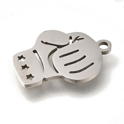 201 Stainless Steel Pendants STAS-R136-06P-1