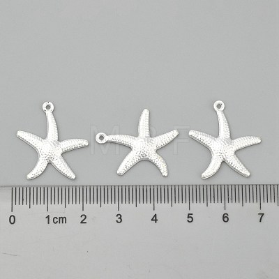 Starfish/Sea Stars Brass Pendants KK-L134-11S-1