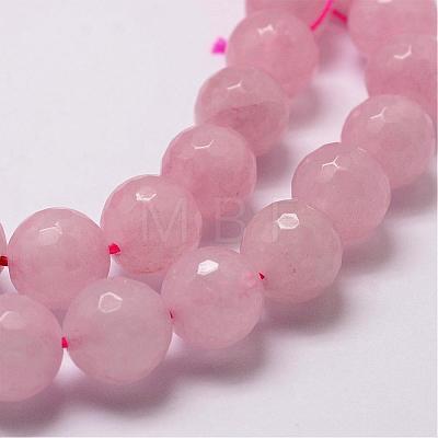 Natural Rose Quartz Beads Strands G-D840-20-8mm-1