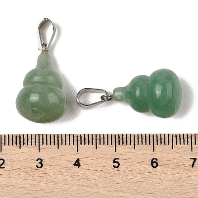 Natural Green Aventurine Pendants G-B127-03P-12-1