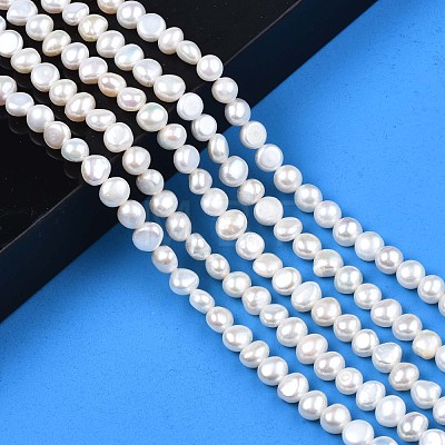 Natural Cultured Freshwater Pearl Beads Strands PEAR-N014-07B-1