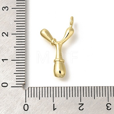 Rack Plating Brass Pendants KK-I722-08G-Y-1