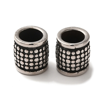 304 Stainless Steel European Beads STAS-A080-36AS-1