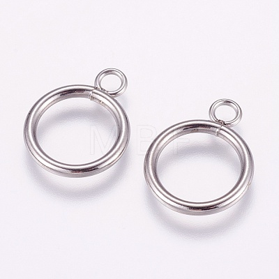 304 Stainless Steel Toggle Clasps STAS-E144-073P-1