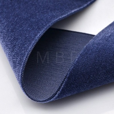 Polyester Velvet Ribbon for Gift Packing and Festival Decoration SRIB-M001-7mm-370-1