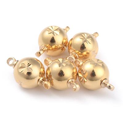 Brass Beads KK-O133-15E-G-1
