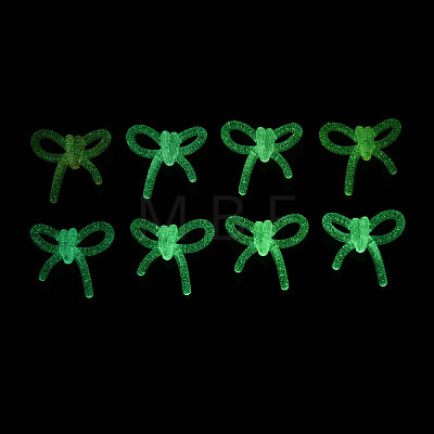 Luminous Frosted Transparent Acrylic Beads TACR-T029-24M-1