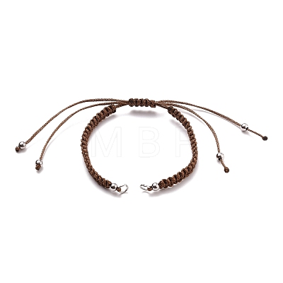 Adjustable Braided Polyester Thread Bracelet Making AJEW-JB00844-1
