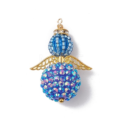 Seed Beads Alloy Pendants PALLOY-MZ00284-05-1