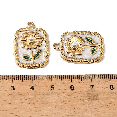 304 Stainless Steel Enamel Pendants STAS-I371-29G-03-1