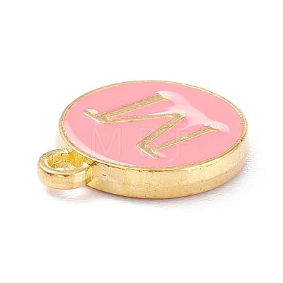 Golden Plated Alloy Enamel Charms X-ENAM-Q437-14M-1