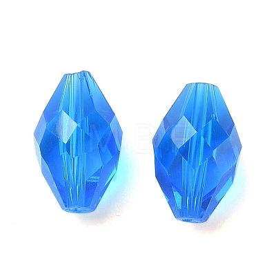 Imitation Austrian Crystal Beads SWAR-F054-9x6mm-25-1