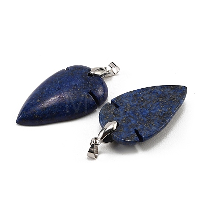 Natural Lapis Lazuli Pendants G-H359-04P-05-1