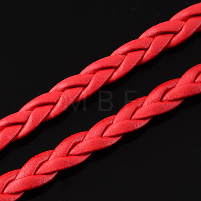 Braided Imitation Leather Cords LC-S002-5mm-01-1