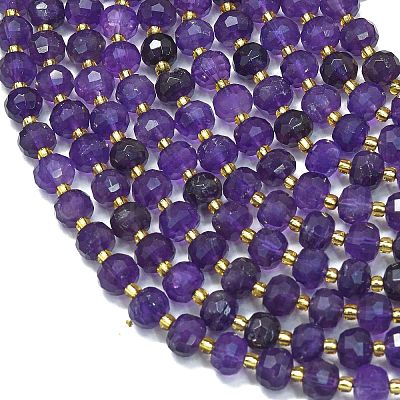 Natural Amethyst Beads Strands G-K389-E62-01-1