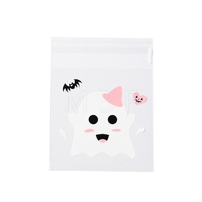Halloween Theme Plastic Bakeware Bag ABAG-F007-03D-1
