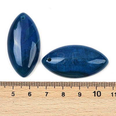 Dyed Natural Agate Pendants G-S349-24H-1
