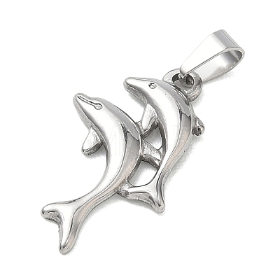 304 Stainless Steel Pendants STAS-B141-03B-P-1
