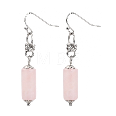Natural Gemstone Dangle Earrings EJEW-JE04255-1