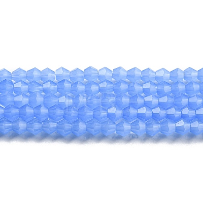 Imitation Jade Glass Beads Strands EGLA-A039-J4mm-D04-1