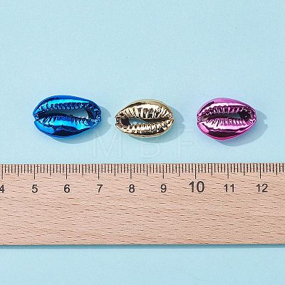 30Pcs Electroplated Sea Shell Beads SSHEL-FS0001-01-1