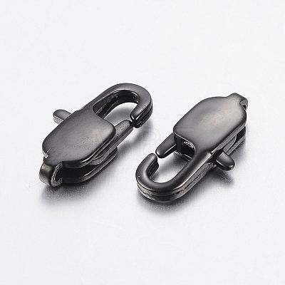 304 Stainless Steel Lobster Claw Clasps Ion Plating(IP) STAS-F148-11x5.5-08B-1