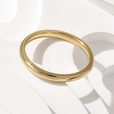 304 Stainless Steel Plain Band Rings STAS-I160-E03-G-1