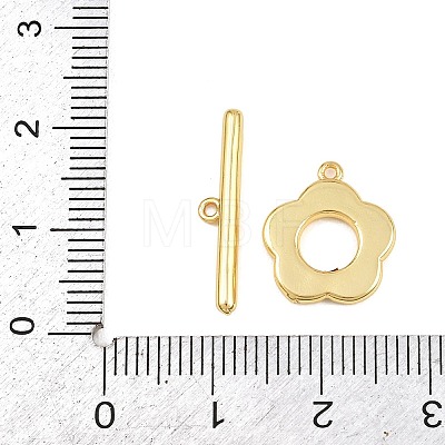 Brass Toggle Clasps KK-G548-31G-1