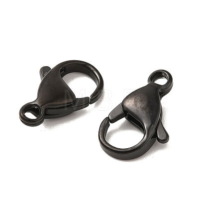 Ion Plating(IP) Polished 316 Surgical Stainless Steel Lobster Claw Clasps STAS-R072-15A-B-1