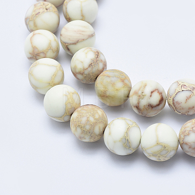 Natural Imperial Jasper Beads Strands G-A175C-10mm-01-1